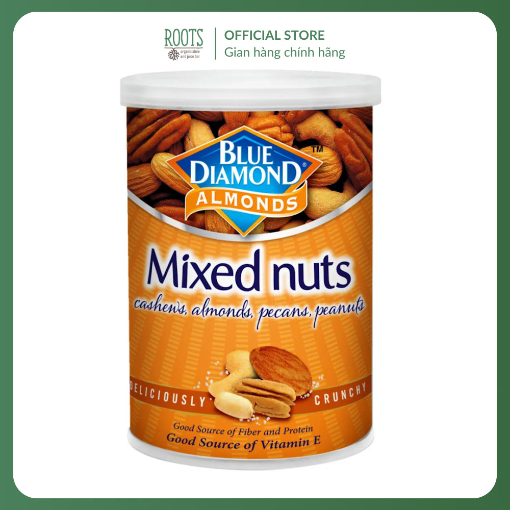 (ShipHỏaTốc) BLUE DIAMOND ALMONDS - Hỗn Hợp Hạt Rang, Mixed Nuts, Cashews, Almonds, Pecans, Peanuts 