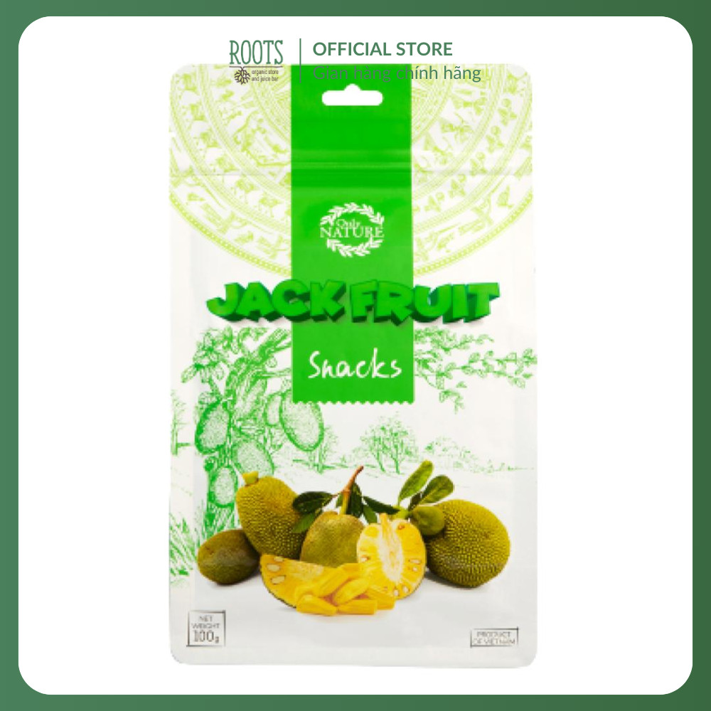 (ShipHỏaTốc) ONLY NATURE - Mít Sấy Giòn, Jack Fruit Snacks (100g)