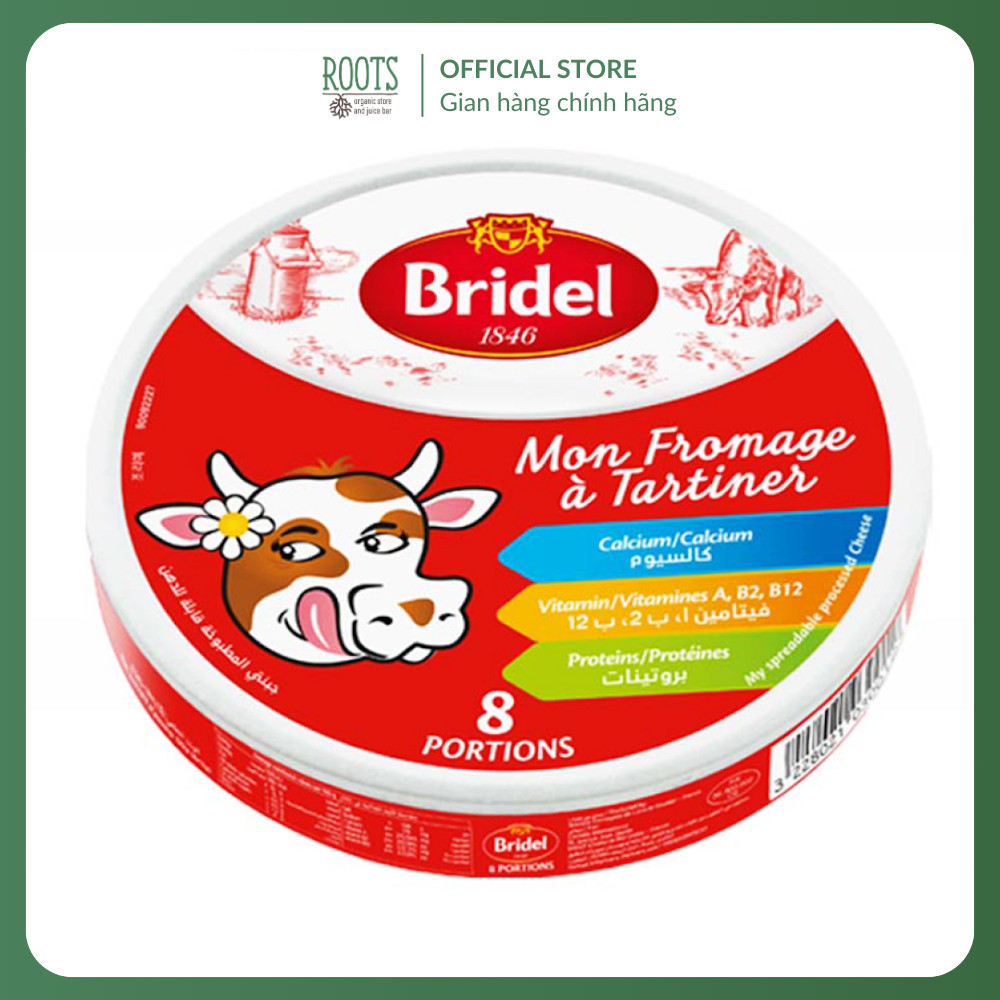 (ShipHỏaTốc) BRIDEL - Phô Mai, Mon Fromage à Tartiner, 8 Miếng (120g)