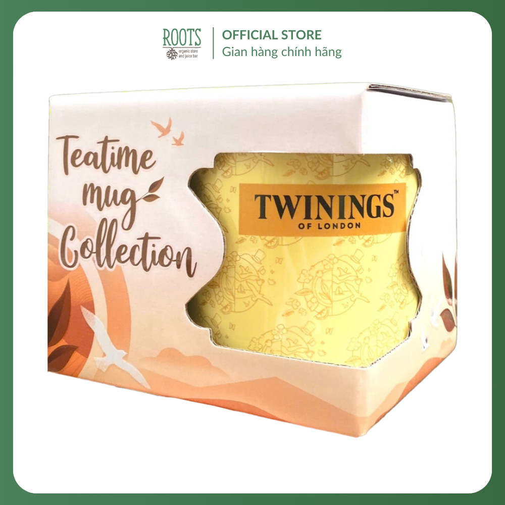 (Hàng tặng không bán) TWININGS - Ly Sứ Twinings, Teatime Mug Collection, 480ml (10.2 x 9.4cm)