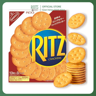(ShipHỏaTốc) NABISCO - Bánh Quy Giòn, Ritz Crackers, 3 Gói, 39 Cái (128g)