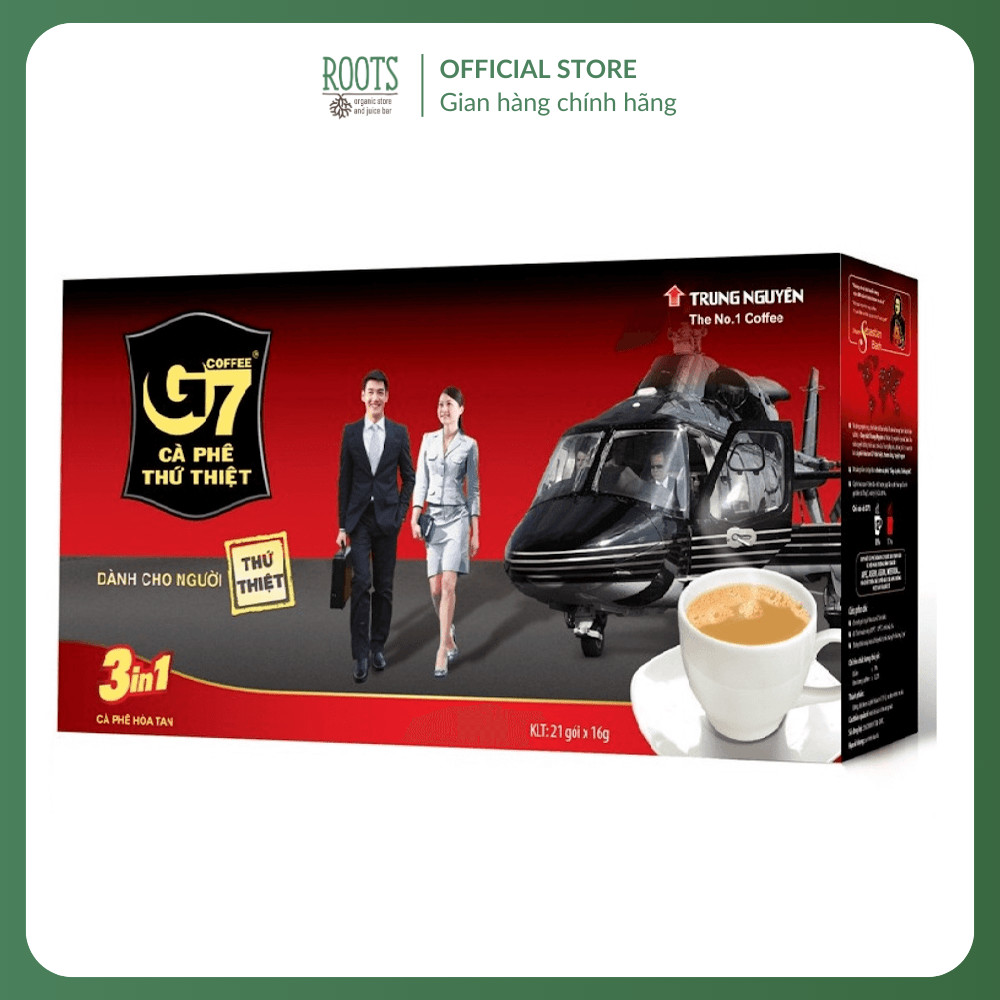 (ShipHỏaTốc) TRUNG NGUYEN - Cà Phê Sữa Hòa Tan G7, 3 in 1 Instant Milk Coffee, 21 Gói (336g)