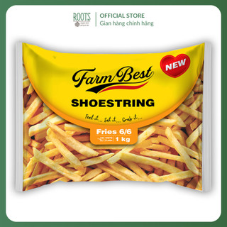 (Ship hỏa tốc) FARM BEST - Khoai Tây Cắt Sợi Mỏng Dài Đông Lạnh, Shoestring, Fries 6/6 (1kg)