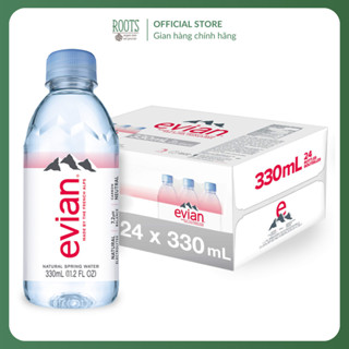   Ship hỏa tốc  EVIAN - Nước Khoáng Thiên Nhiên Natural Mineral Water PET Bottle  330ml  