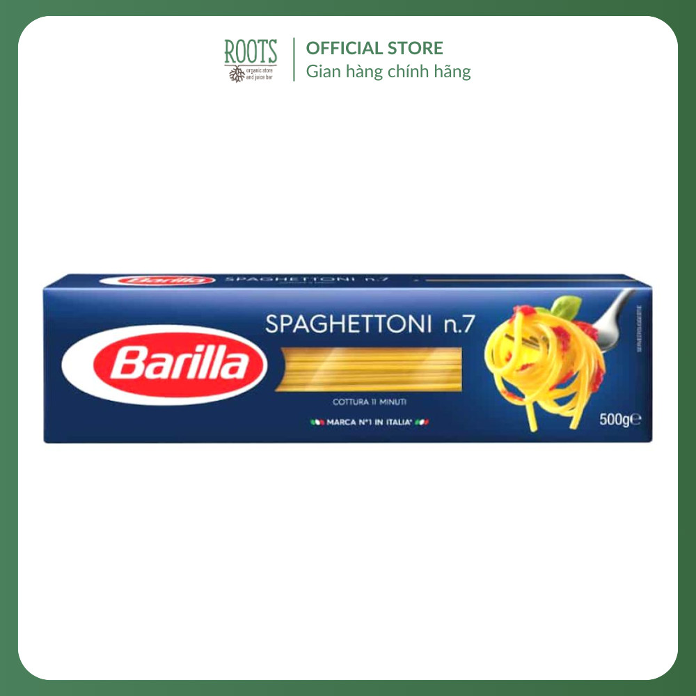 (ShipHỏaTốc) BARILLA - Mì Ý, Spaghettoni, No. 7, Durum Wheat Semolina Pasta (500g)