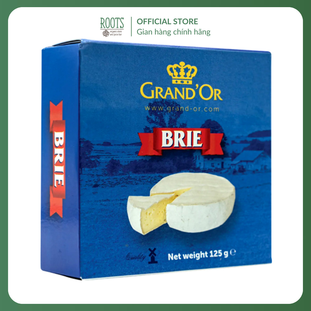 (Ship hoả tốc) GRAND'OR - Phô Mai Brie, Brie (125g)