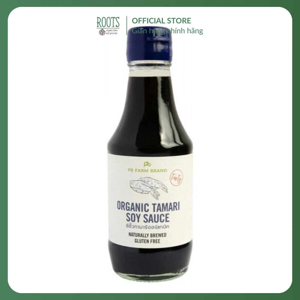 (ShipHỏaTốc) PB FARM BRAND - Nước Tương Tamari Hữu Cơ, Organic Tamari Soy Sauce (200ml)