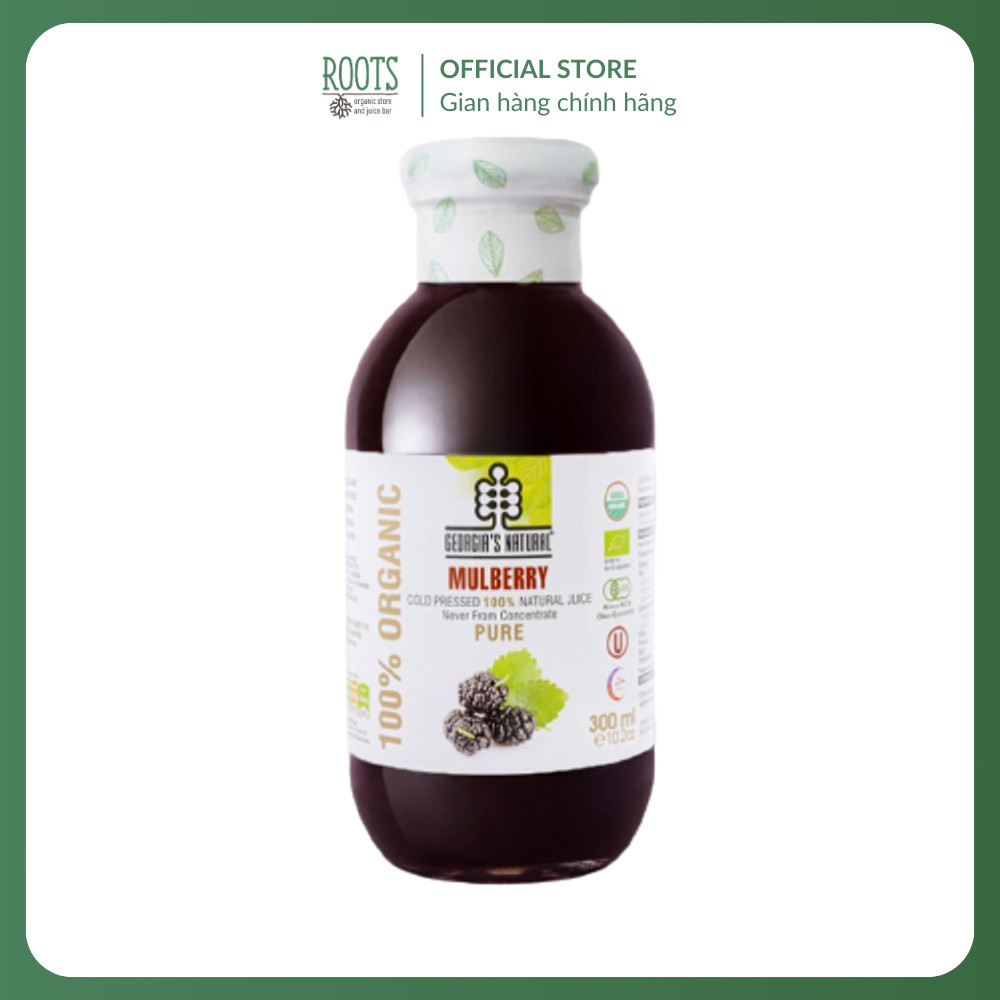 (ShipHỏaTốc) GEORGIA'S NATURAL - Nước Ép Dâu Tằm Hữu Cơ, Mulberry, Cold Pressed 100% Natural Juice (