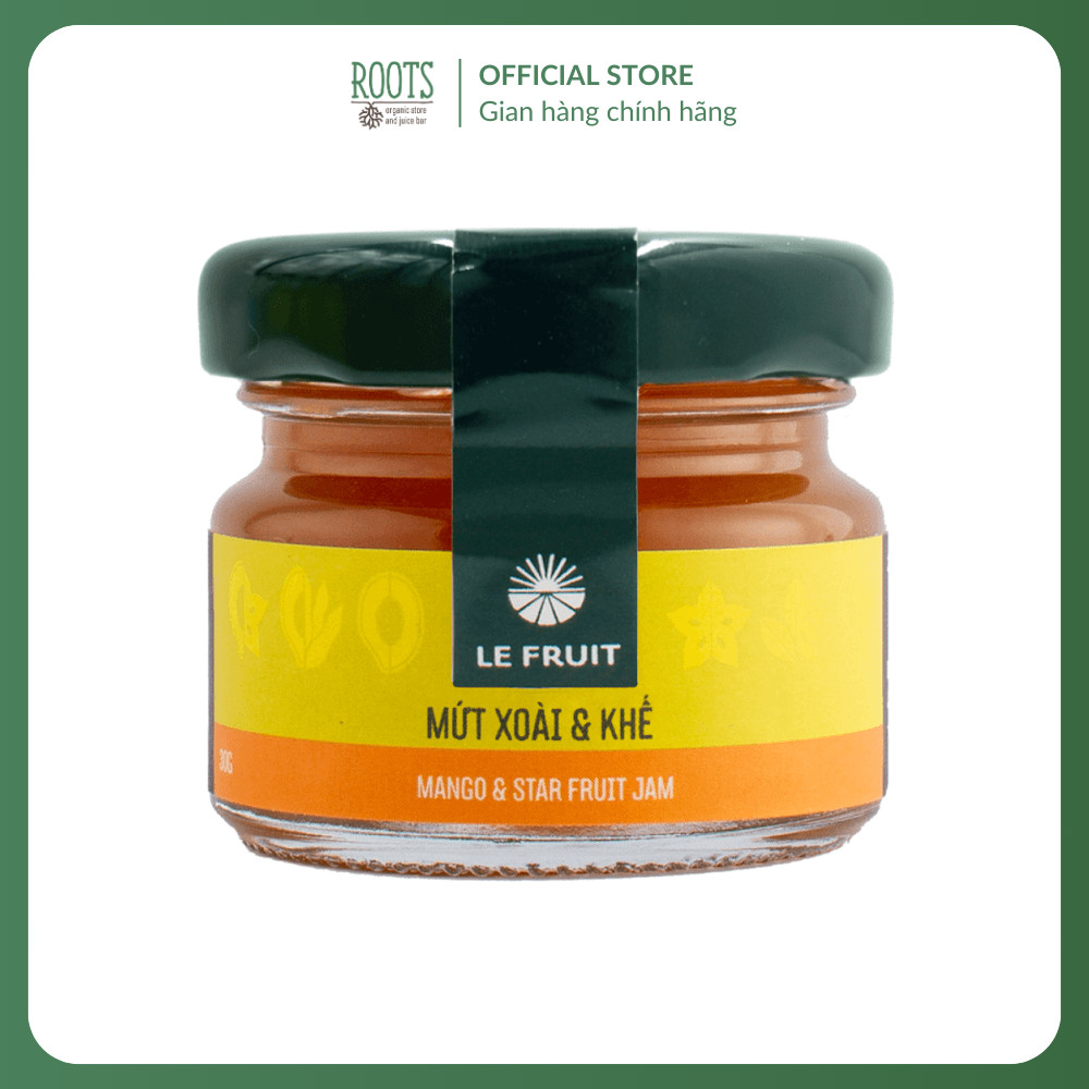 (Ship hỏa tốc) LE FRUIT - Mứt Xoài & Khế, Mango & Star Fruit Jam (30g)