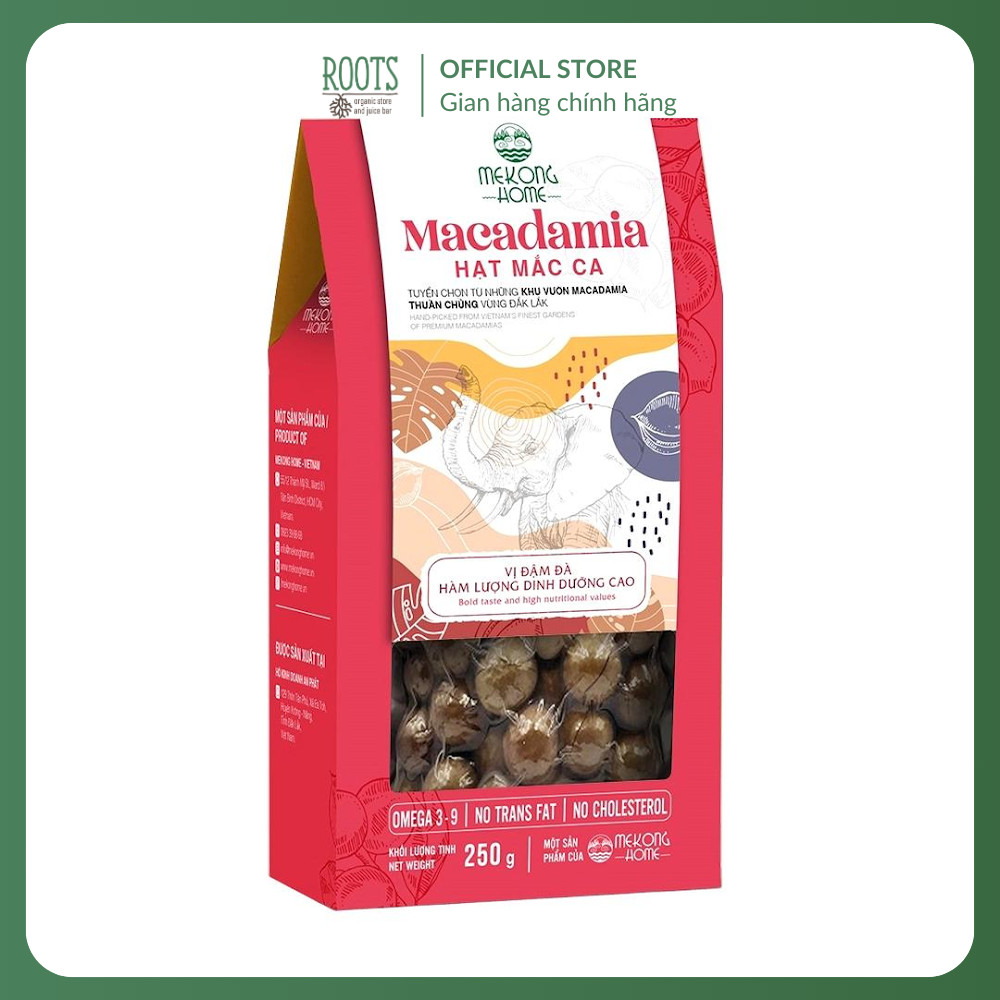 (ShipHỏaTốc) MEKONG HOME - Hạt Macca, Macadamia Nuts (250g)