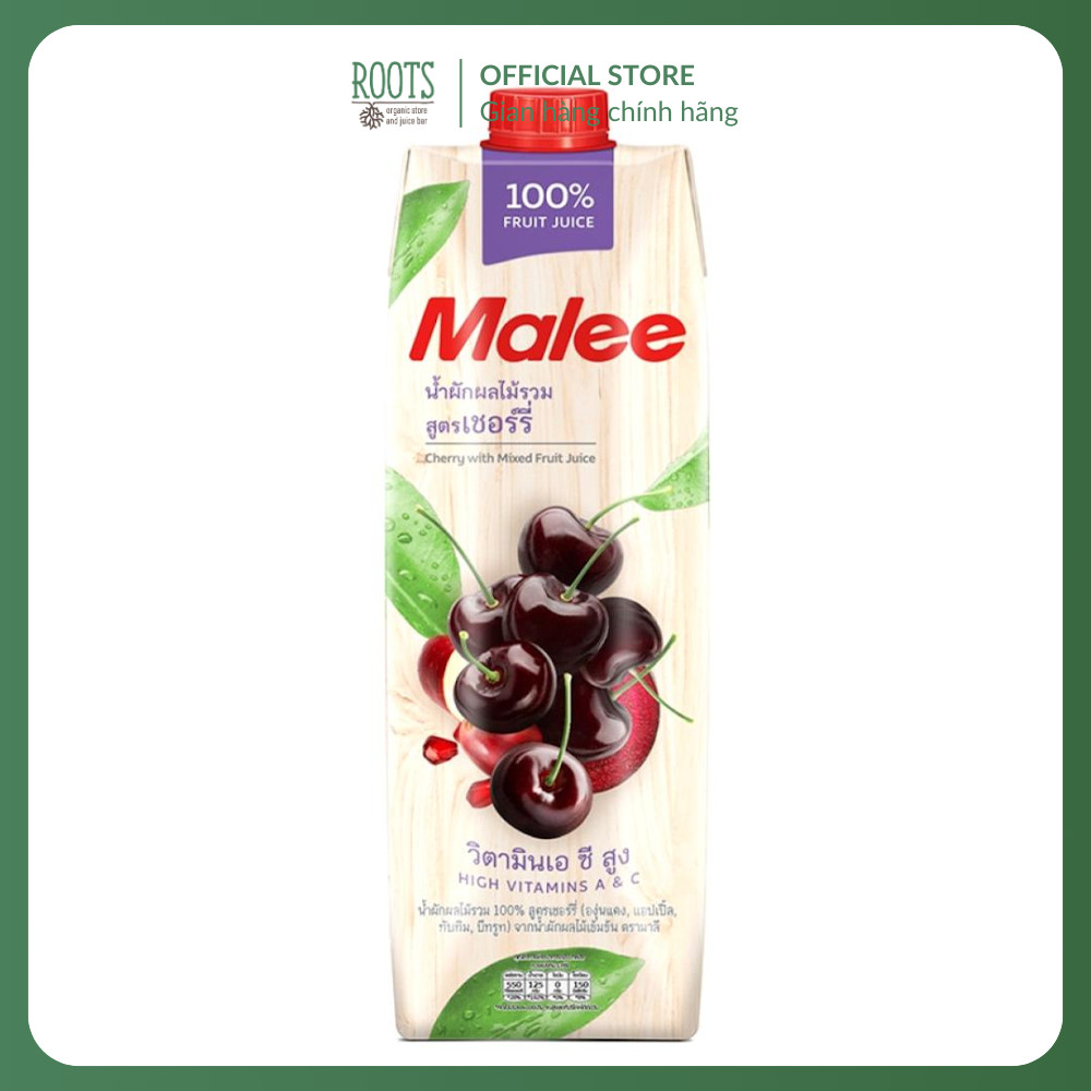 (ShipHỏaTốc) MALEE - Nước Ép Cherry & Hỗn Hợp Rau Quả, Cherry with Mixed Fruit Juice, High Vitamin A