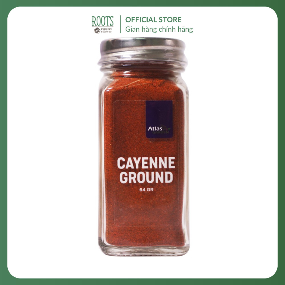 (ShipHỏaTốc) ATLAS GARDEN - Bột Ớt Cayenne, Cayenne Ground (64g)