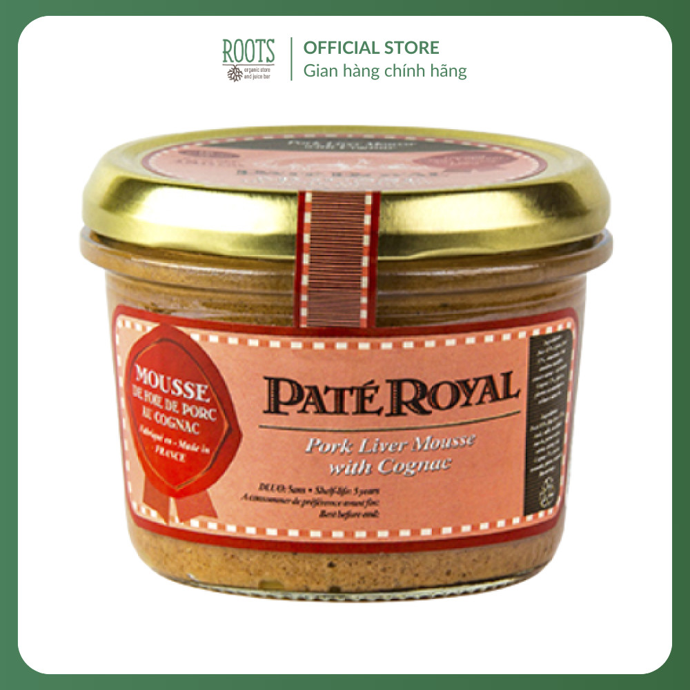(Ship hỏa tốc) PATÉ ROYAL - Pate Gan Heo Vị Cognac, Pork Liver Mousse with Cognac (180g)