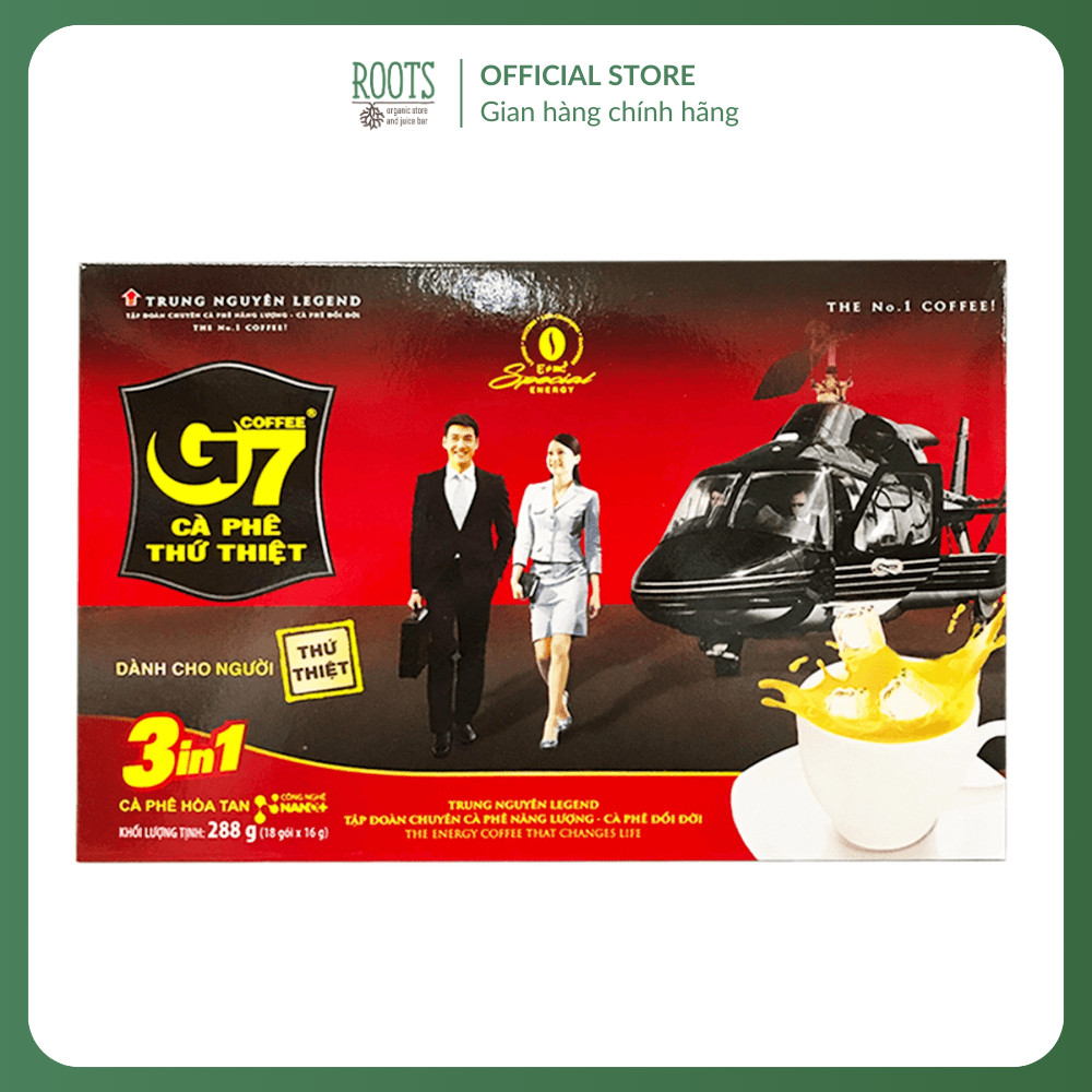 (ShipHỏaTốc) TRUNG NGUYEN - Cà Phê Sữa Hòa Tan G7, 3 in 1 Instant Milk Coffee, 18 Gói (288g)