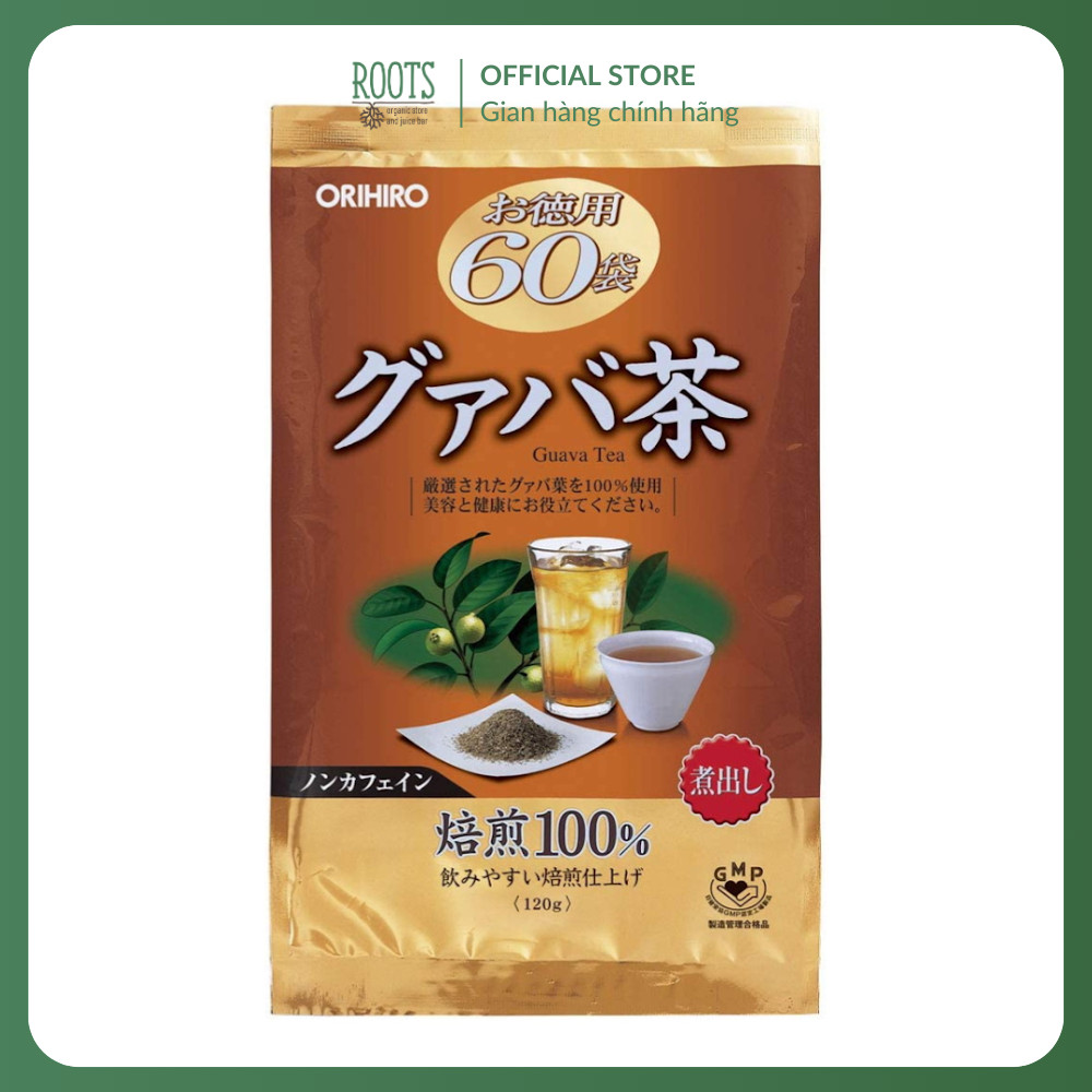 (ShipHỏaTốc) ORIHIRO - Trà Ổi Giảm Cân, Guava Tea, 60 Gói (120g)