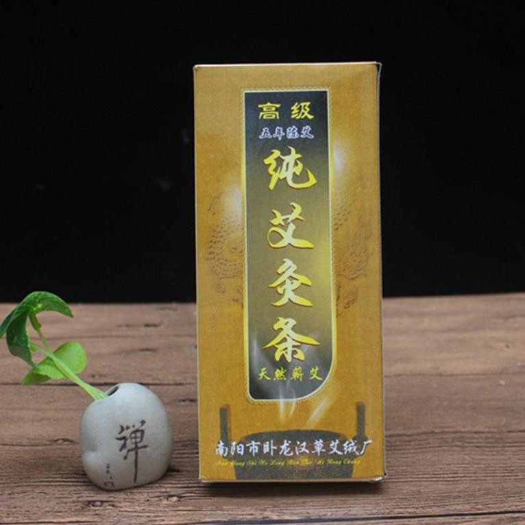 [Rẻ vô địch] Hộp 10 điếu ngải cứu .Điếu ngải từ ngải nhung 5 năm nguyên chất .