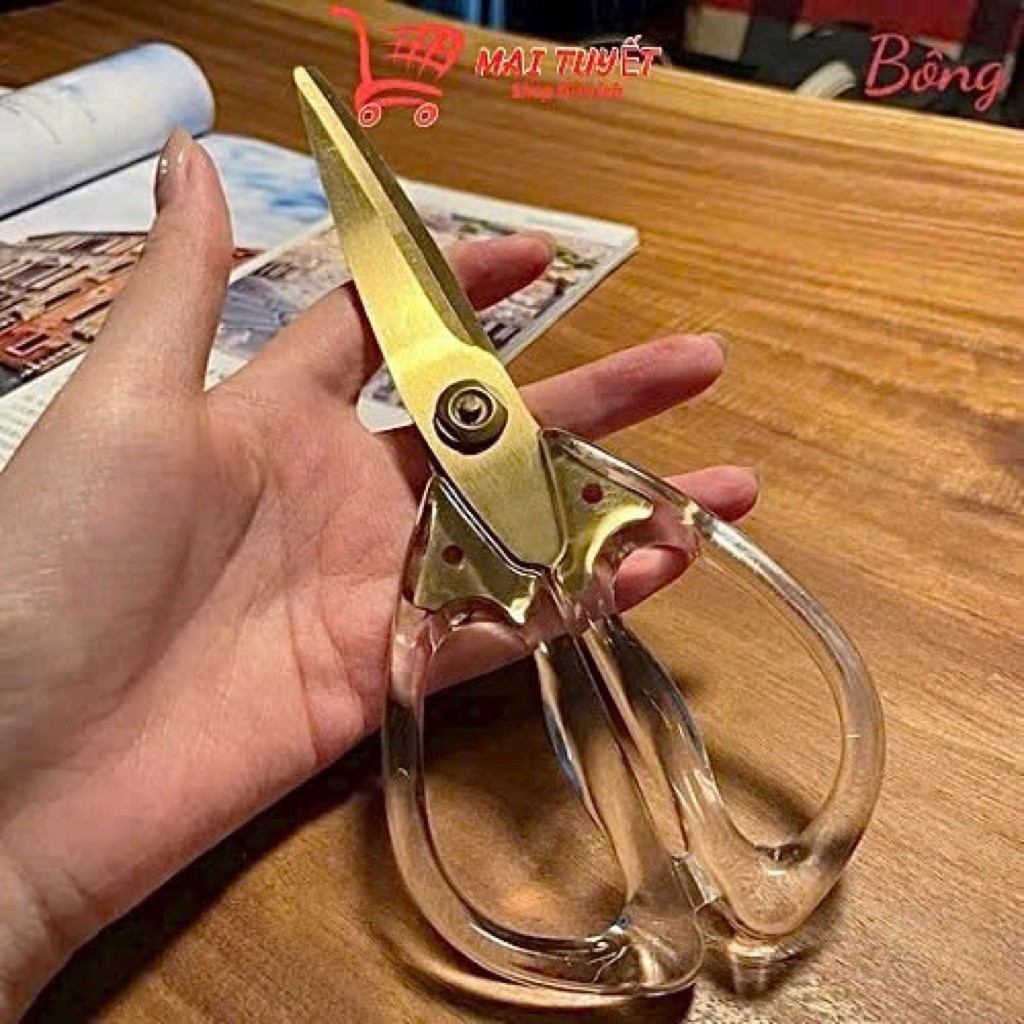 Kéo Cắt Đa Năng, Chất Liệu Thép 3CR13 Chống Gỉ, Lưỡi Cắt Mịn Dễ Dùng