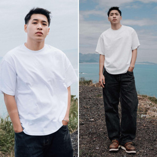 Áo Thun Trơn Form Boxy Basic Chất Liệu Cao Cấp GORI Vietnam