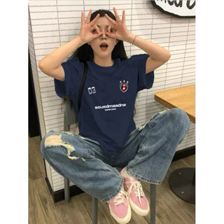 áo thun cộc tay nữ  áo bóng rổ style âu mỹ đẹp form rộng  cổ tròn  100% cotton chất lượng cao mùa hè áo phông