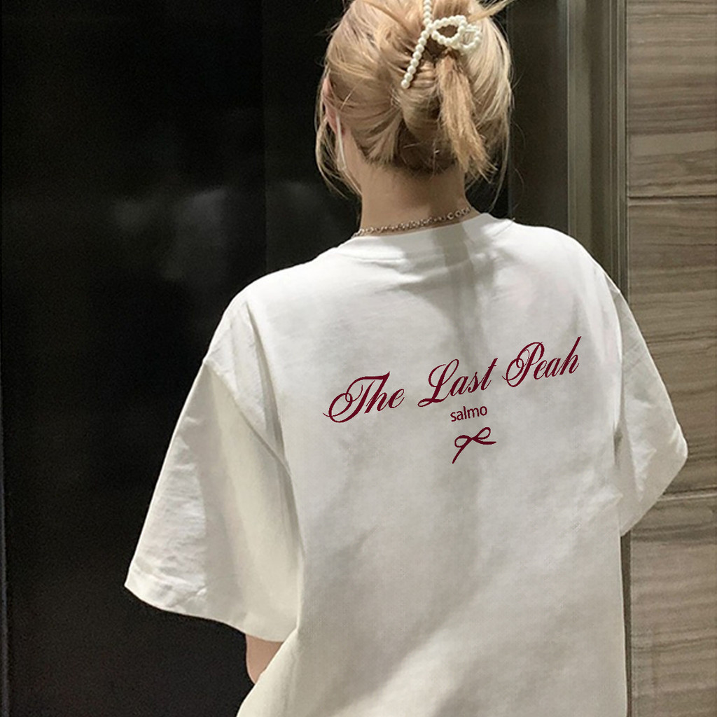 SALUTE Áo phông  local brand nữ trắng hàn quốc mùa hè áo thun nơ thư in hình fashion 100% cotton Y1478 | BigBuy360 - bigbuy360.vn