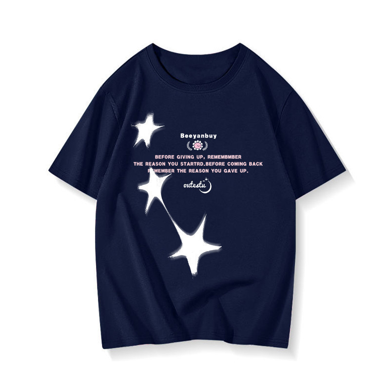 áo phông nữ cotton 100% Xanh đậm fashion  form rộng  áo style salute mùa hè  áo thun local brand | BigBuy360 - bigbuy360.vn