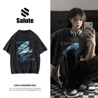 Áo phông wash local brand unisex áo thun cotton tee form rộng tay lỡ nam nữ ngầu Y0743