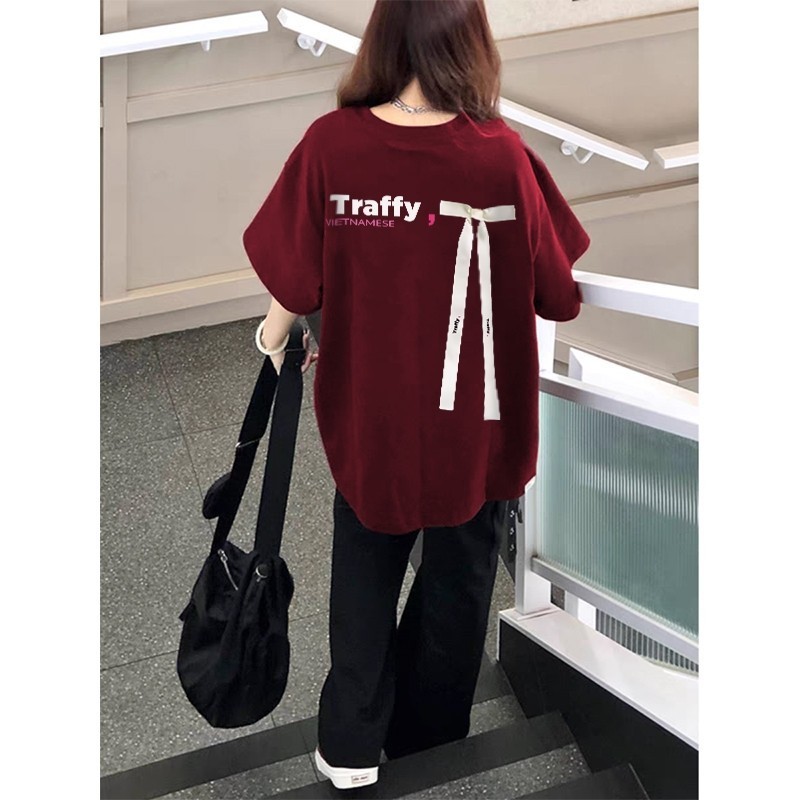 Áo phông fashion nữ local brand  Salute cổ tròn  bigsize áo thun nơ áo phông nữ in hình fashionunisex Y0688 | BigBuy360 - bigbuy360.vn