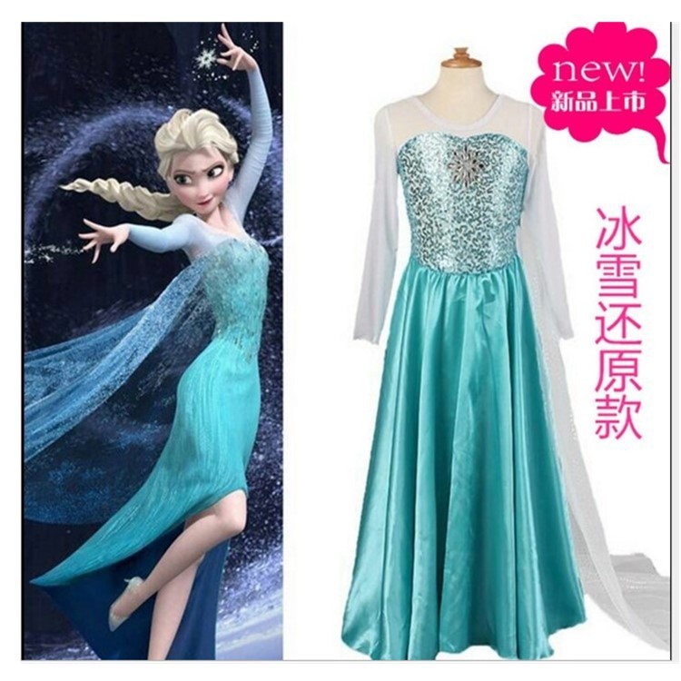 Frozen cosplay Trang Phục Nữ Hoàng Aisha Váy Công Chúa Aisha Người Lớn platy Trang phục cosplay anim