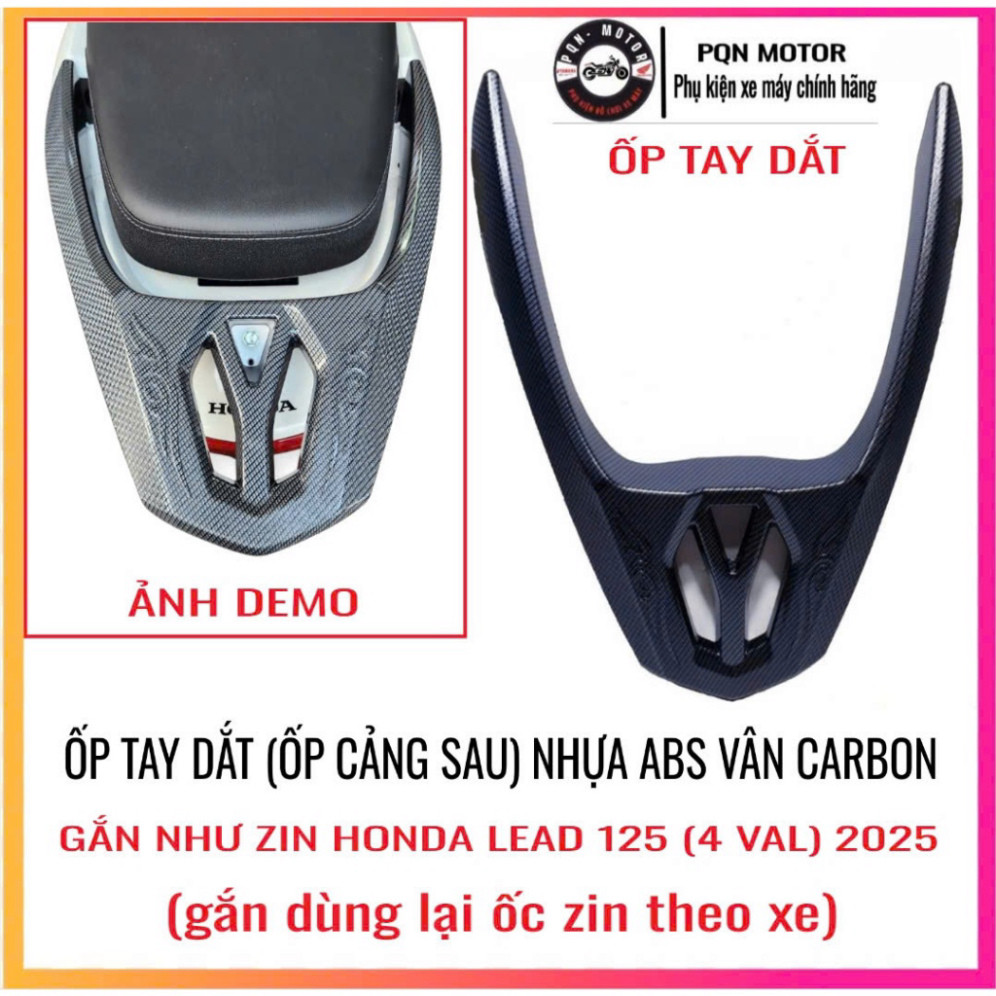 [Lead 2025] - Full Bộ ốp trang trí cho Lead 2025 Vân Carbon Nhựa ABS Chính Hãng Artistar