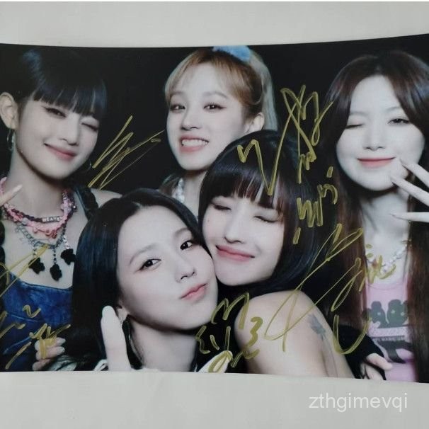 gidle Ảnh Chữ Ký gidle Ảnh có chữ ký của Song Yuqi, Tian Xiaojuan, Ye Shuhua, Zhao Meiyan