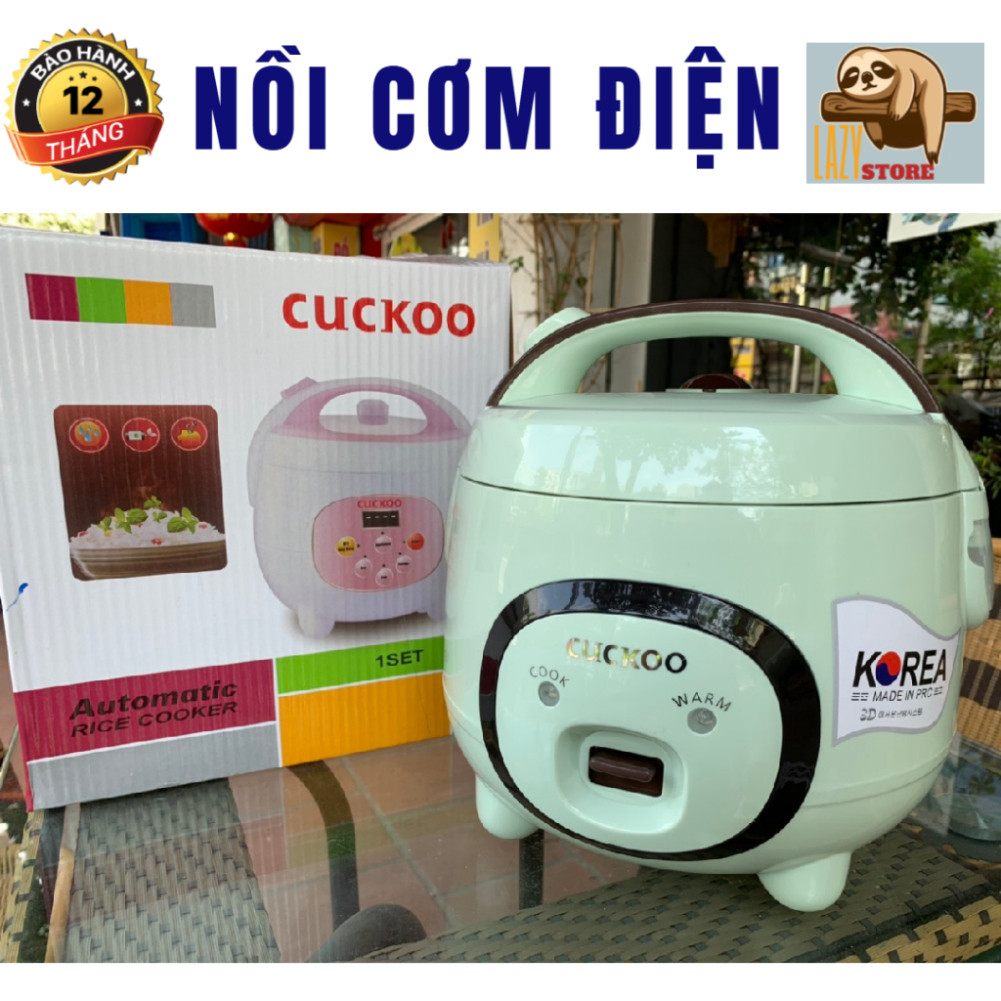 Nồi Cơm Điện Mini CUCKOO 1L 1L2 1L8 dáng lợn con BH 12 tháng