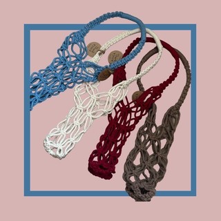 [Ưu đãi giới hạn] Túi đan handmade Macrame đựng bình nước