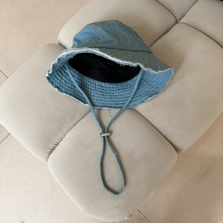 [Ưu đãi giới hạn] Nón Jean Bucket LACE Có Dây Họa Tiết Hoa Nổi Độc Đáo Xinh Xắn