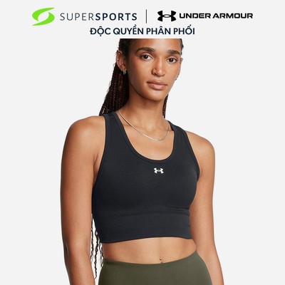 Áo Bra Thể Thao Nữ Under Armour Vanish Seamless Mid - Đen - 1384419-001