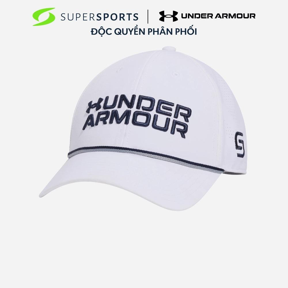 Mũ Lưỡi Trai Nam Under Armour Jordan Spieth Drive Rope Snapback - Trắng - 1389912-100