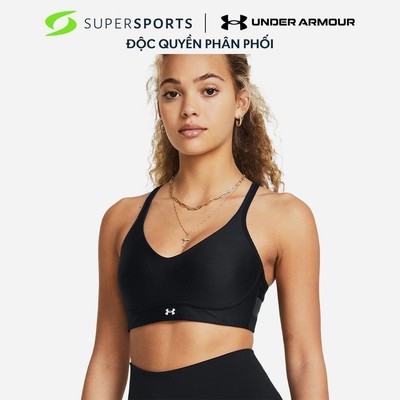 Áo Bra Thể Thao Nữ Under Armour Infinity Low 2 - Đen - 1384126-001
