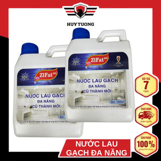  Nước lau gạch Huy Tưởng đa năng cao cấp 1000ml tẩy gạch sáng bóng lau sạch mọi vết bẩn 