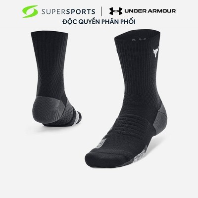 Vớ Under Armour Armourdry™ Playmaker Mid-Crew (1 Đôi) - Đen - 1376230-001