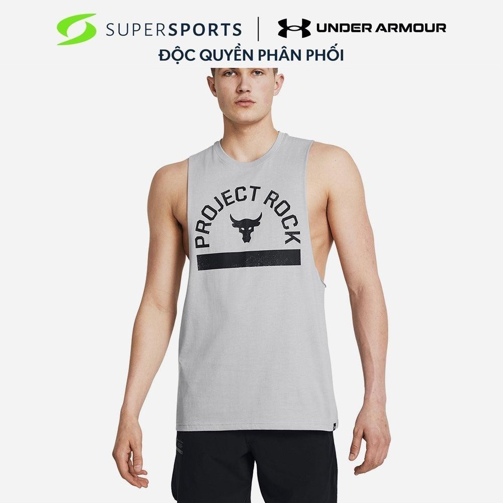Áo Ba Lỗ Nam Under Armour Project Rock Payoff Graphic Sl - Xám  - 1383195-011
