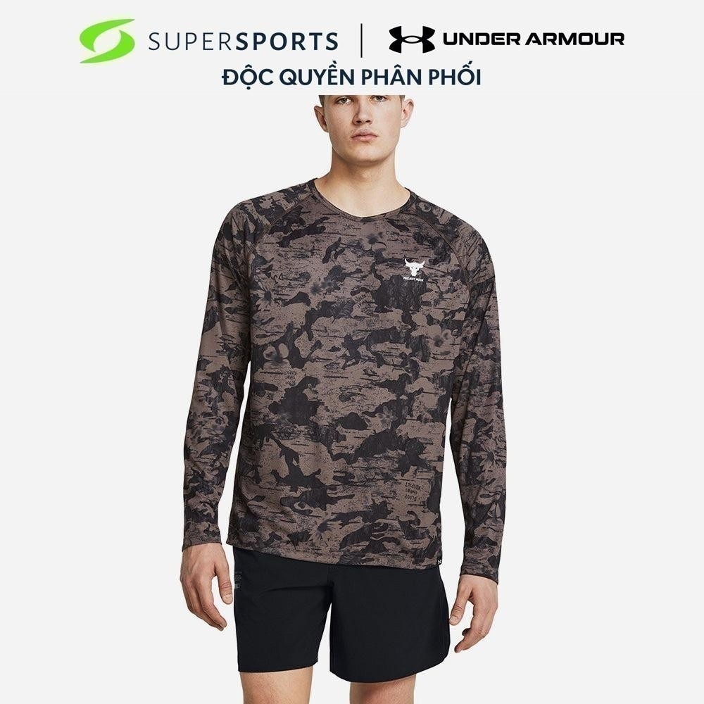 Áo Thun Nam Under Armour Project Rock Isochill - Xám  - 1383218-176