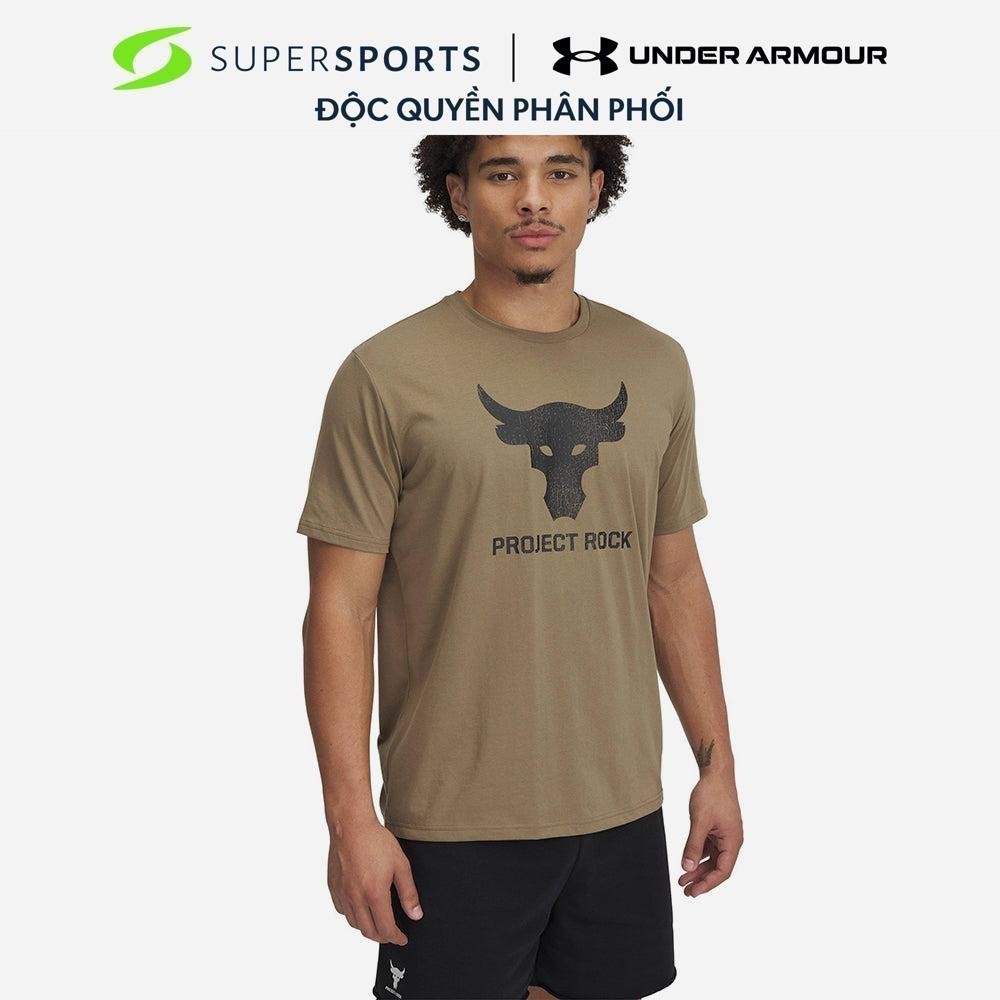 Áo Thun Nam Under Armour Project Rock Brahma Bull Short Sleevs - Nâu - 1383191-251