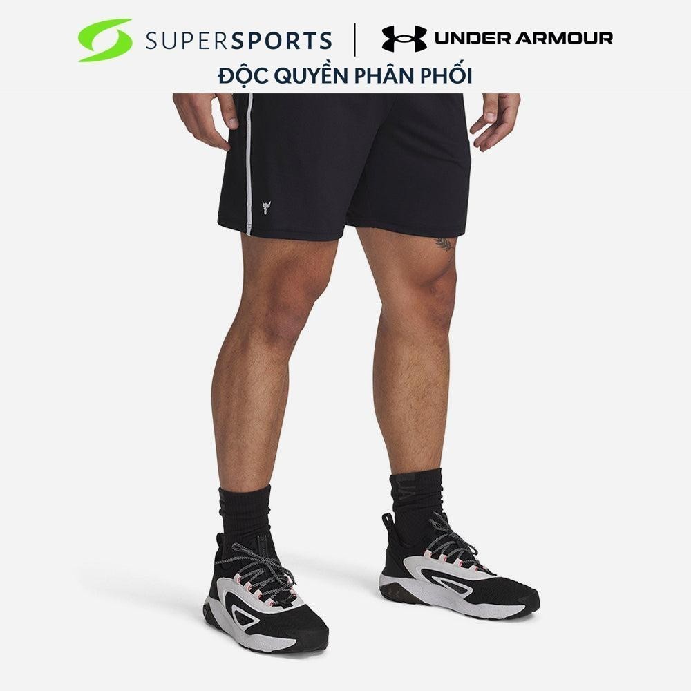 Quần Ngắn Nam Under Armour Project Rock Mesh - Đen - 1389869-001