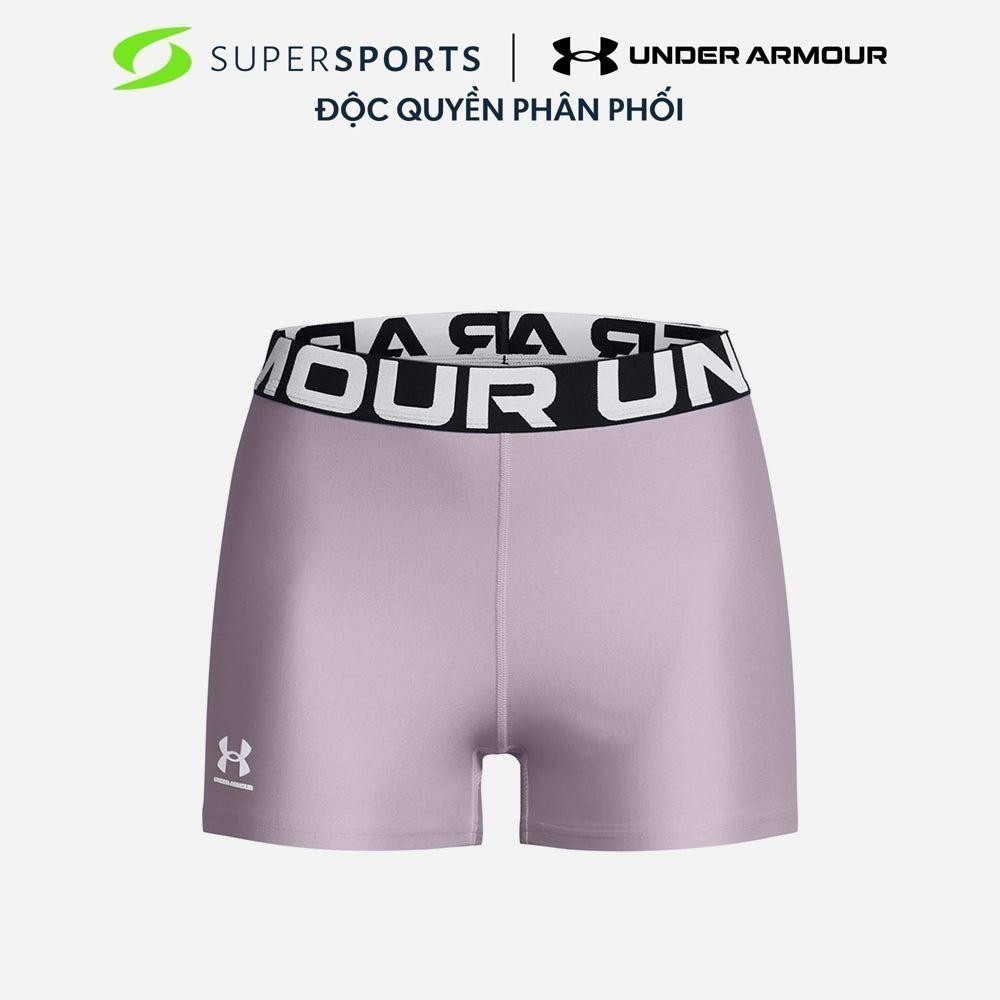 Quần Ngắn Nữ Under Armour Heatgear Authentics - Tím - 1383629-015