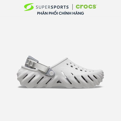 Giày Clog Unisex Crocs Echo Clog - Xám - 207937-1FT ADS01
