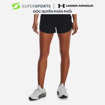 Quần Ngắn Nữ Under Armour Flex Woven 3In - Đen - 1376935-001