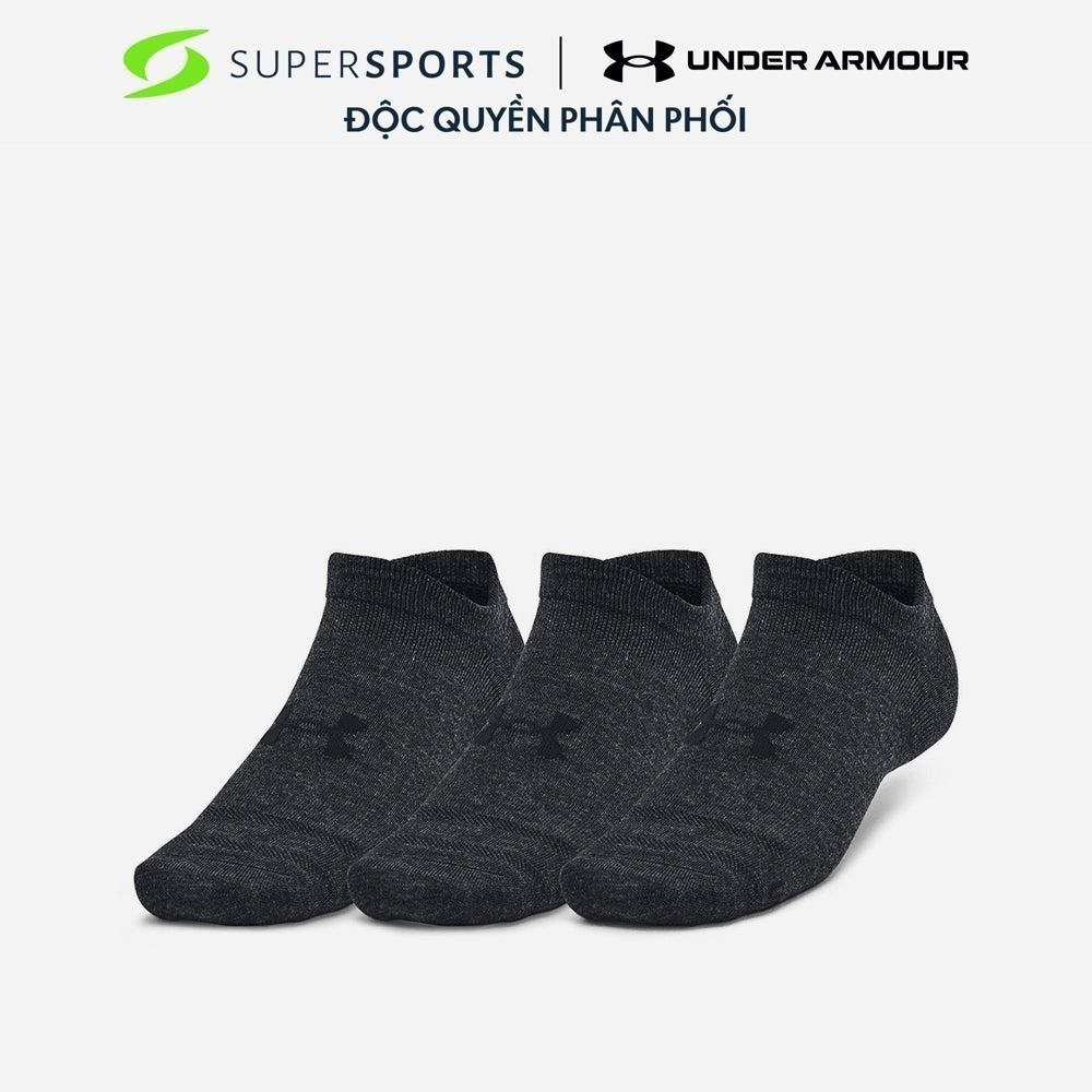 Vớ Thể Thao Under Armour Essential 3 Pack - Đen  - 1382623-001