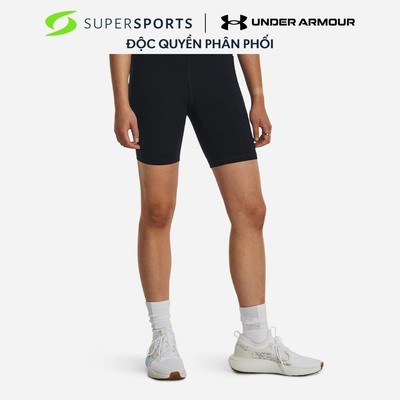 Quần Ngắn Nữ Under Armour Meridian 7" Bike - Đen - 1382521-001