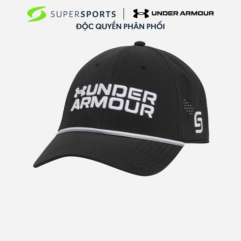 Mũ Lưỡi Trai Nam Under Armour Jordan Spieth Drive Rope Snapback - Đen - 1389912-001