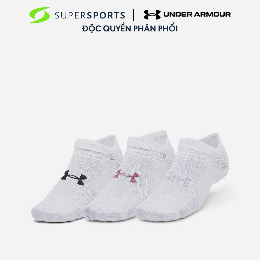 Vớ Thể Thao Under Armour Essential 3Pack - Trắng  - 1382623-100