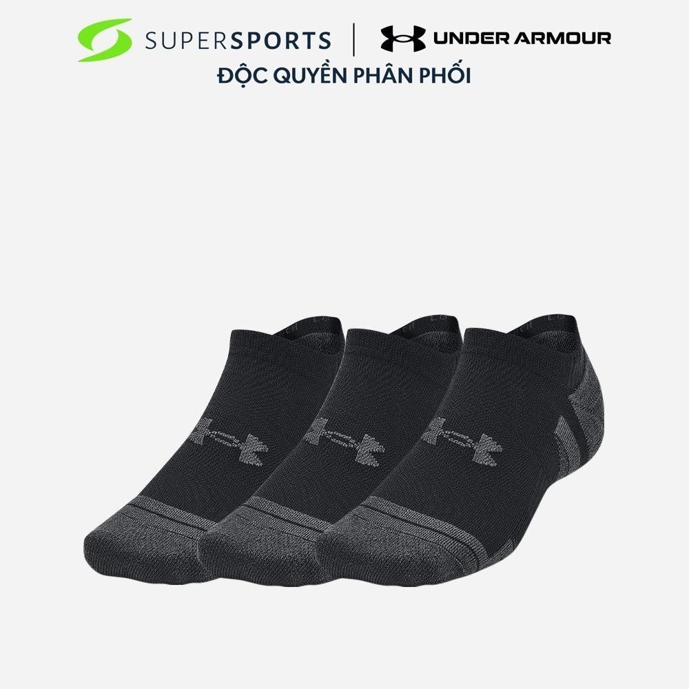 Vớ Under Armour Performance Tech No Show (3 Đôi) - Đen - 1379503-001